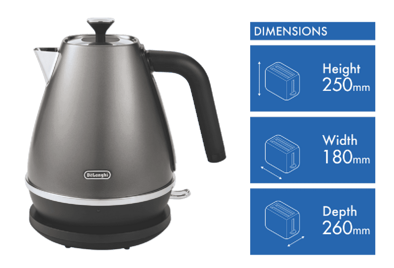 DeLonghi Distinta Titan Kettle - Main Image
