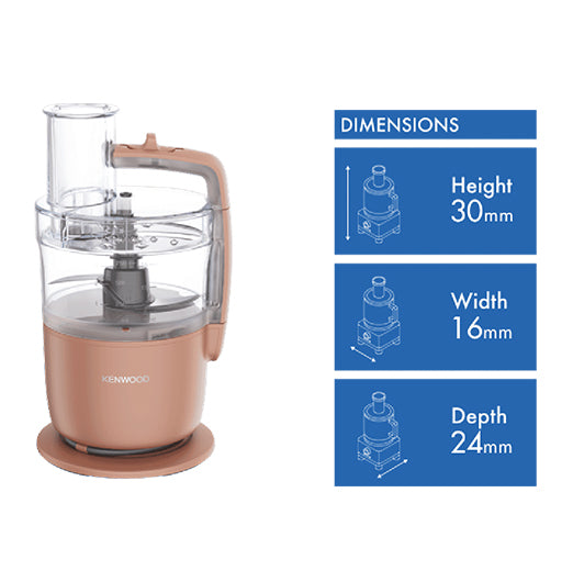 Kenwood Multipro Go Red Clay