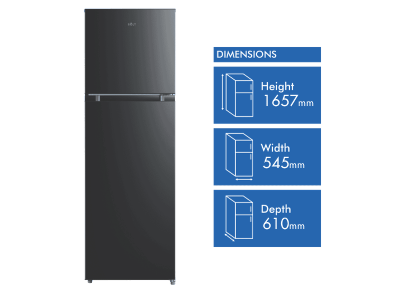 Solt 266L Top Mount Refrigerator