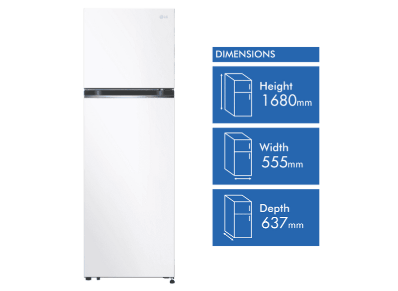 LG 266L Top Mount Refrigerator