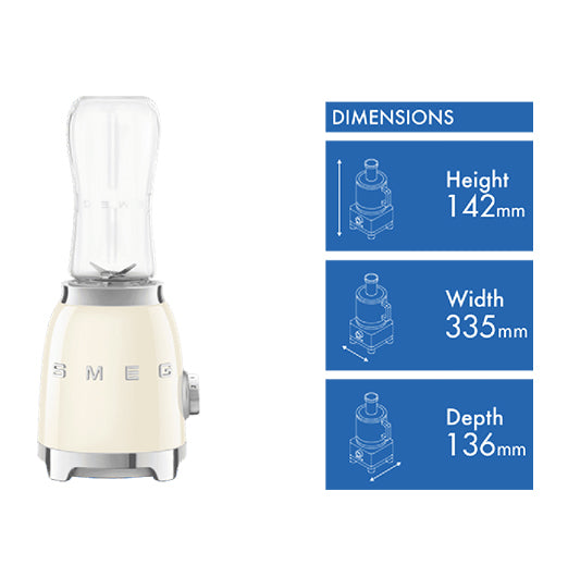Smeg Personal Blender 50's Style Cream