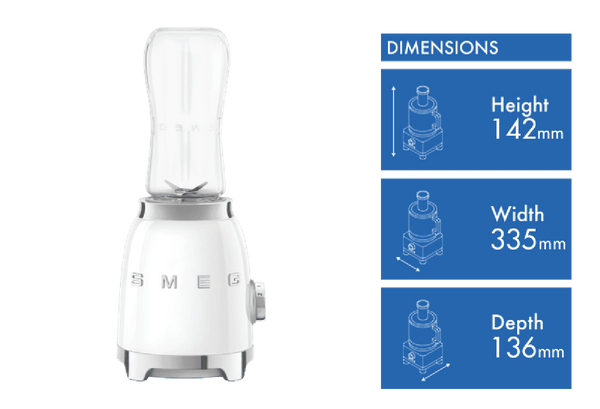Smeg Personal Blender 50's Style White