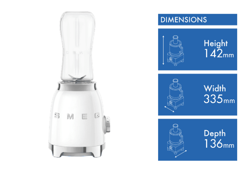 Smeg Personal Blender 50's Style White