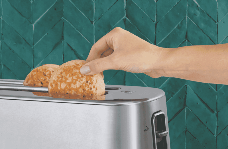 Sunbeam Arise Collection Inline 4 Slice Stainless Steel Toaster