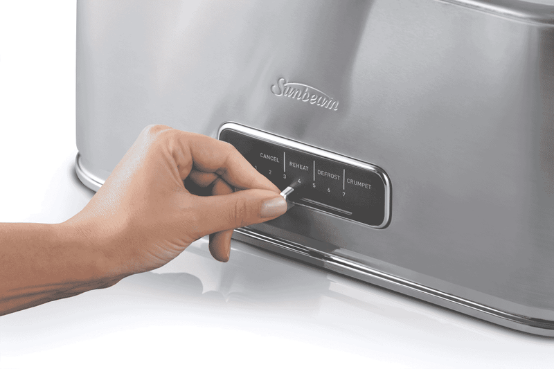 Sunbeam Arise Collection Inline 4 Slice Stainless Steel Toaster