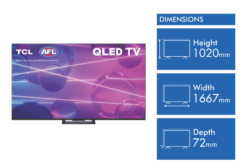 TCL 75" C745 QLED Google TV 23