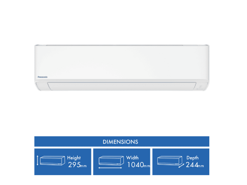 Panasonic C8.0kW H9.0kW Reverse Cycle Split System and Air Purifier