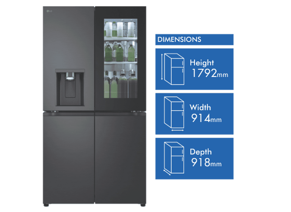 LG 847L InstaView French Door Refrigerator