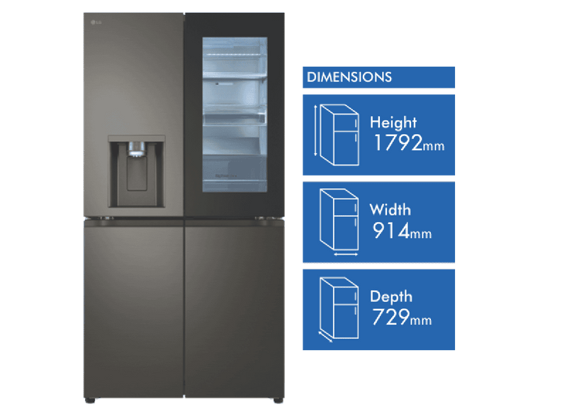 LG 642L InstaView French Door Refrigerator