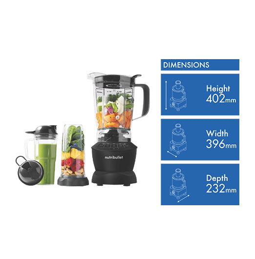 NUTRIBULLET Nutribullet Blender Combo 1200 Matte Black