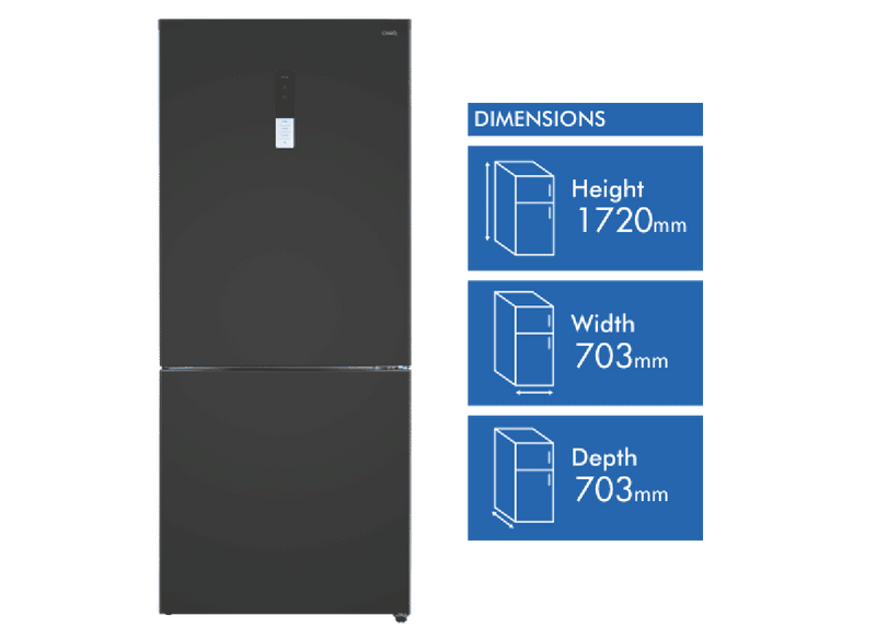 CHiQ 396L Bottom Mount Refrigerator