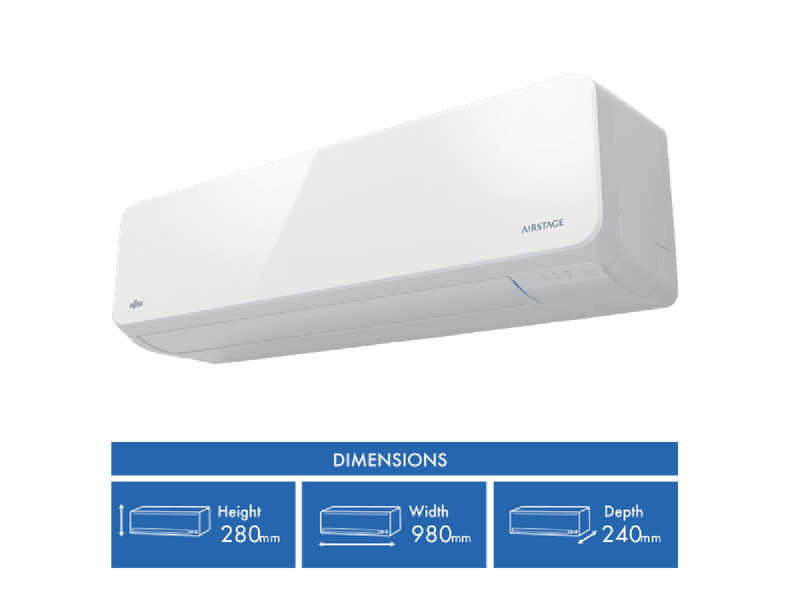 Fujitsu C7.1kW Cooling Only Split System Air Con