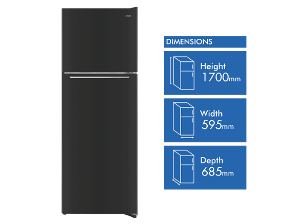 CHiQ 348L Top Mount Refrigerator