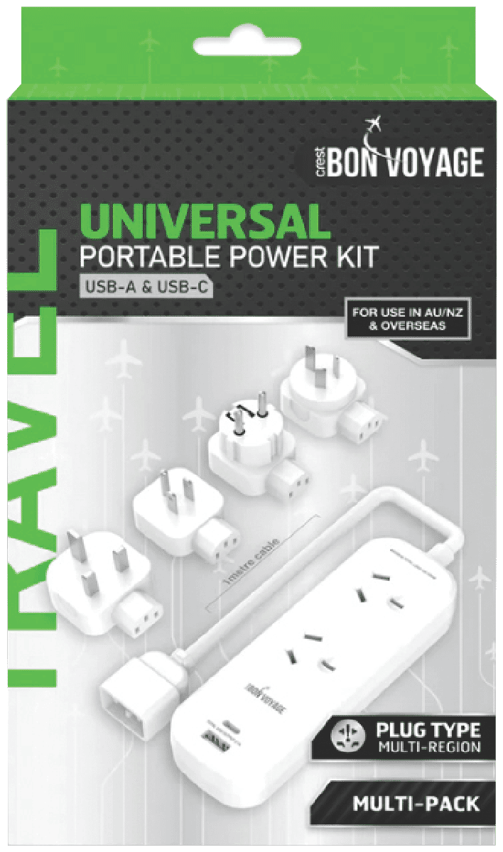 Bon Voyage Universal Travel Adaptor Kit