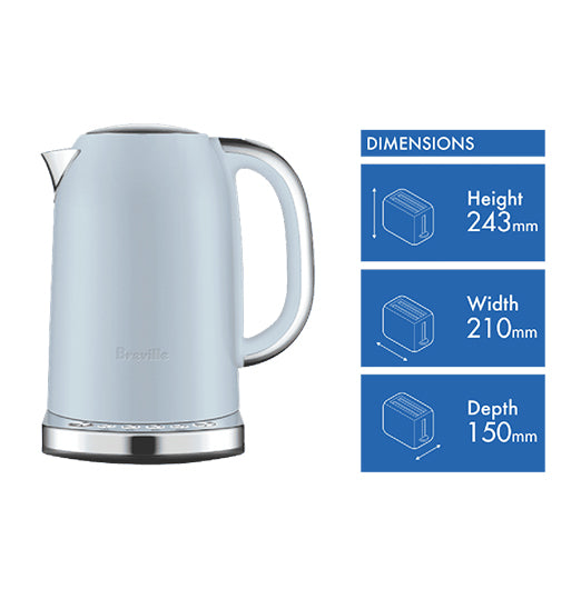 Breville The Temp Set Kettle Pale Dusky Blue