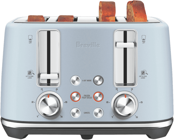 Breville The Toast Set 4 Slice Toaster Pale Dusky Blue