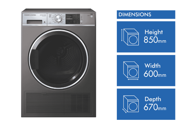 Fisher & Paykel 9kg Heat Pump Dryer-DH9060FSG1