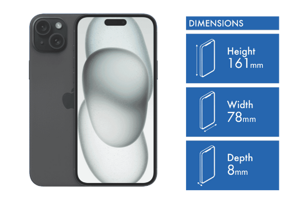 Apple iPhone 15 Plus 256GB Black