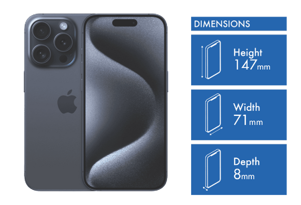 Apple iPhone 15 Pro 256GB Blue Titanium