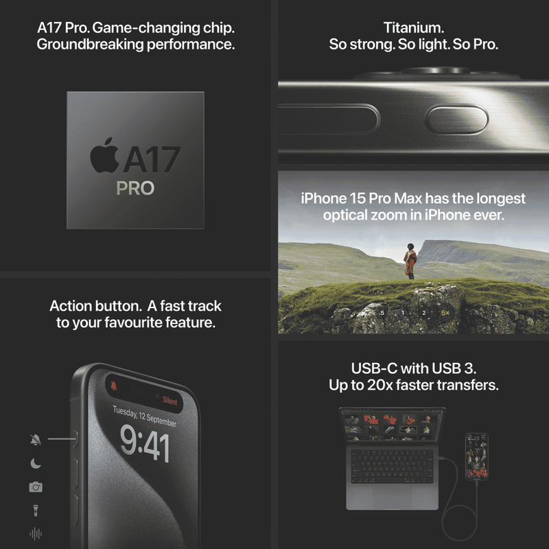 Apple iPhone 15 Pro Max 512GB Blue Titanium