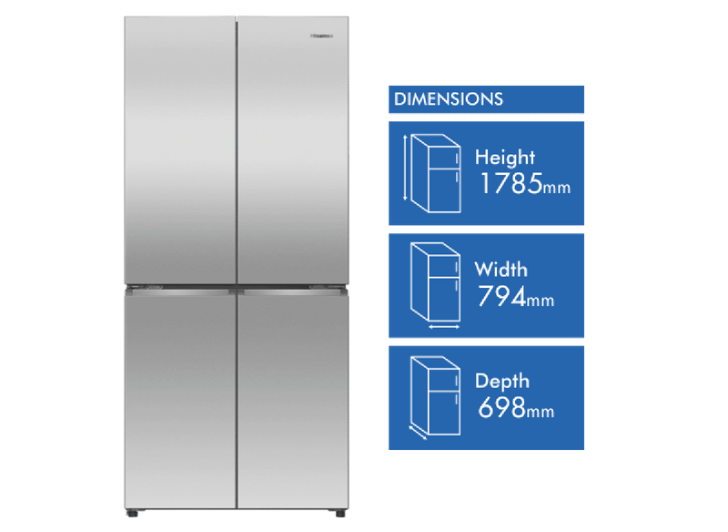 Hisense 483L French Door Refrigerator