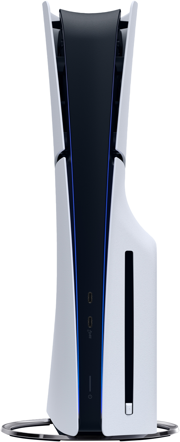 PlayStation 5 Slim Console (Disc Edition) 1TB — side view