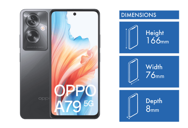 OPPO A79 5G 128GB Mystery Black