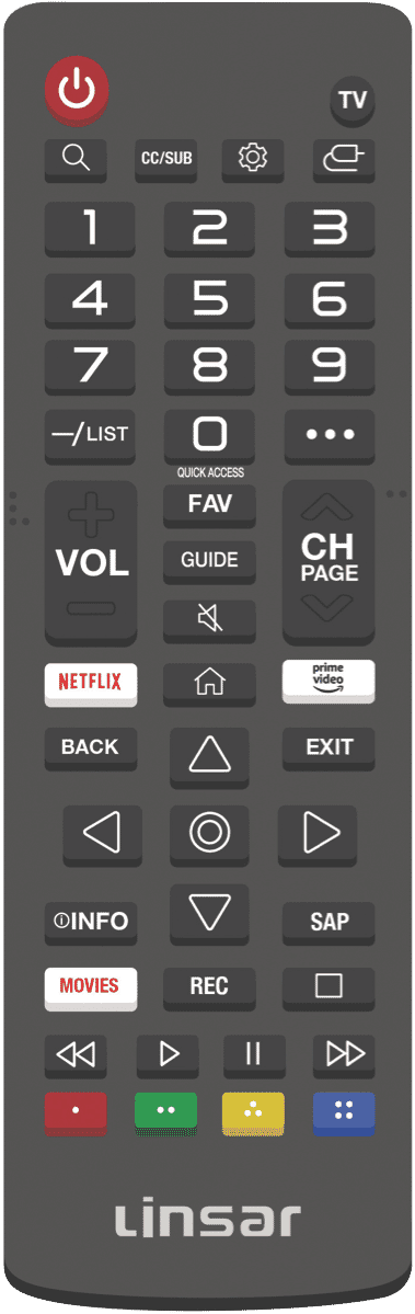 Linsar 24" HD WebOS Smart TV with 12V Adaptor