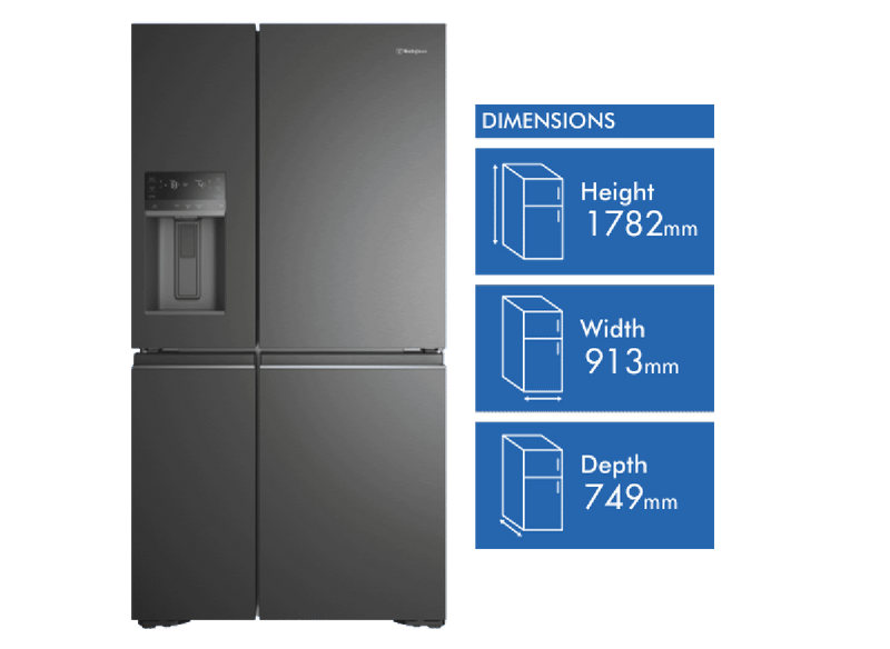 Westinghouse 609L Quad Door Refrigerator