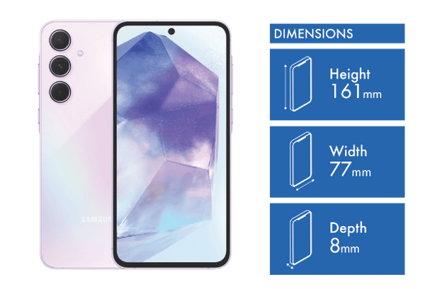 Samsung Galaxy A55 128GB Awesome Lilac