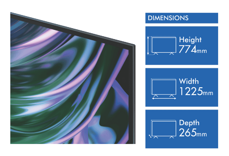 Samsung 55" S90D 4K OLED Smart TV 24