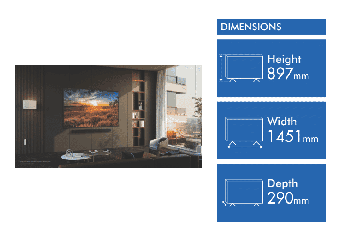 Samsung 65" Q60D 4K QLED Smart TV 24