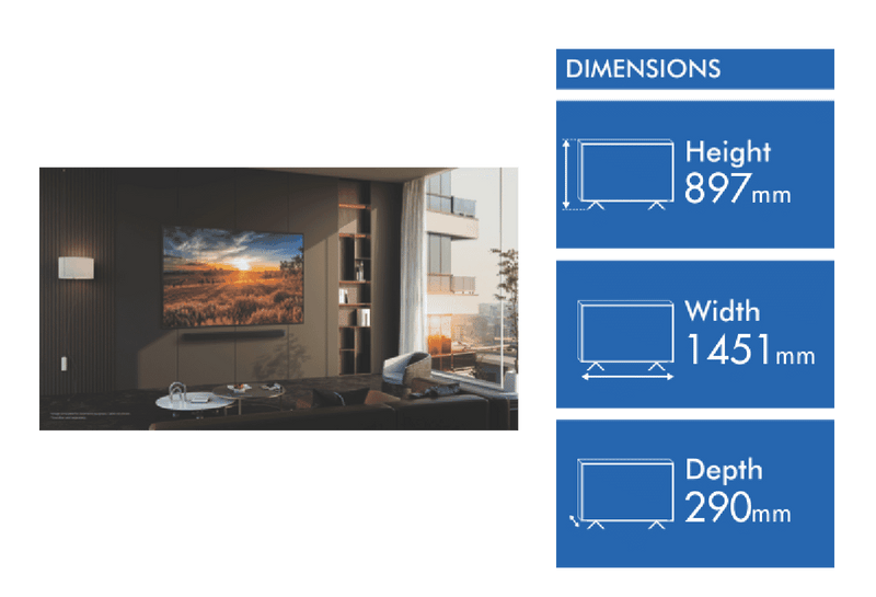 Samsung 65" Q60D 4K QLED Smart TV 24