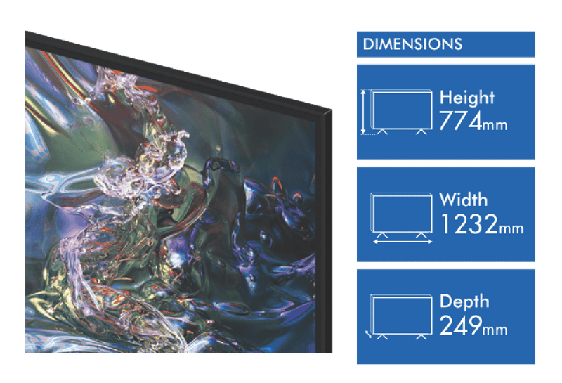 Samsung 55" Q60D 4K QLED Smart TV 24