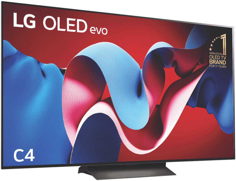 LG 65" OLED EVO C4 4K Smart TV 24