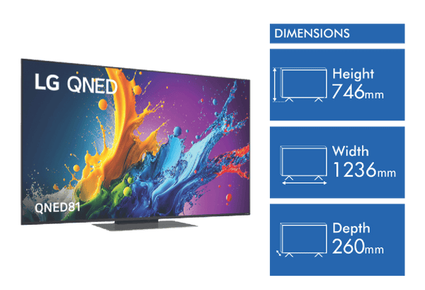 LG 55" QNED81 4K UHD LED Smart TV 24