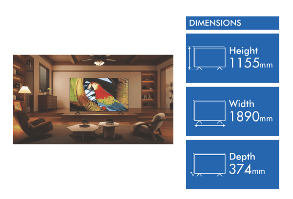 TCL 85" C655 QLED Google TV 24