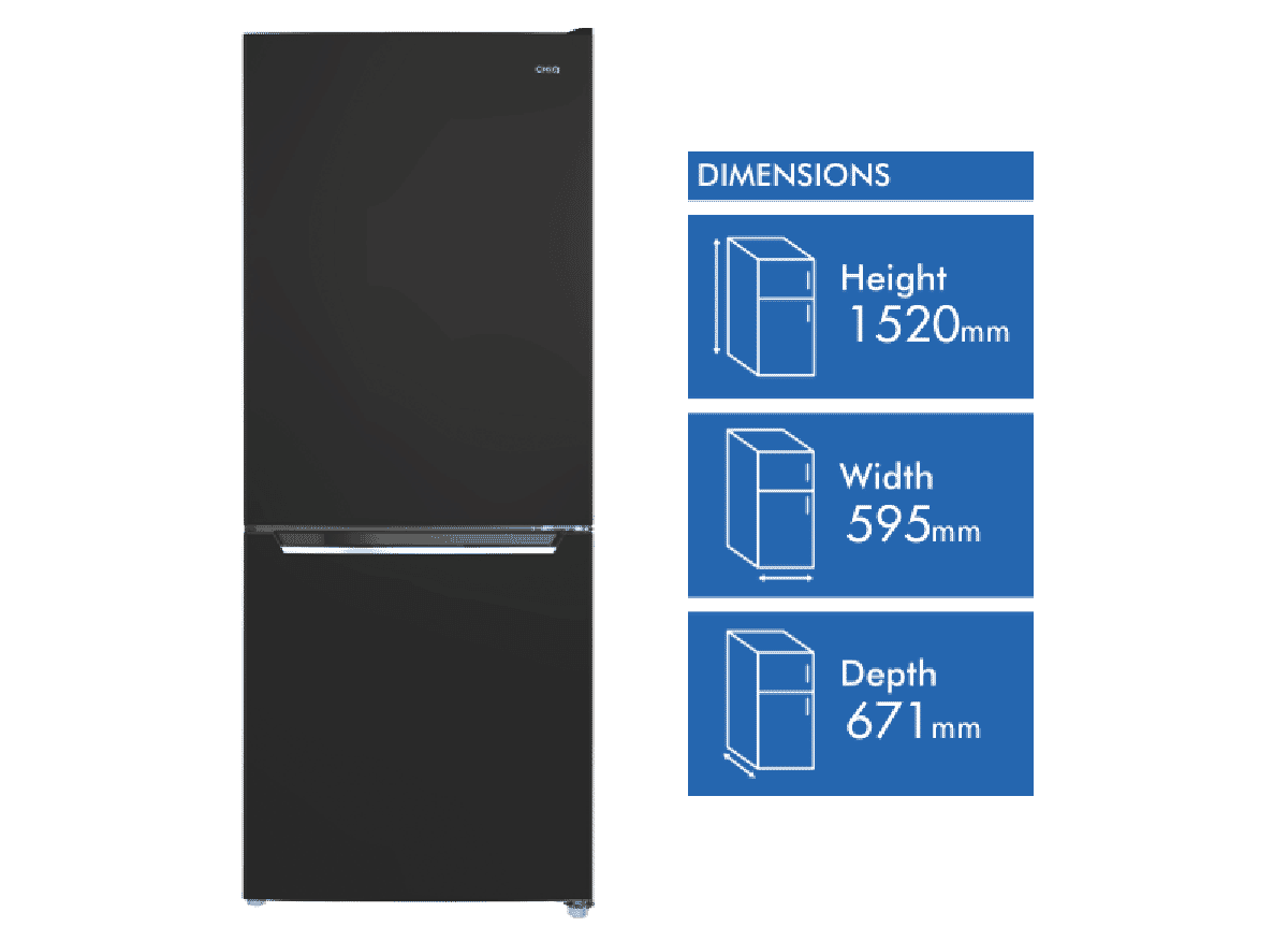 CHiQ 283L Bottom Mount Refrigerator