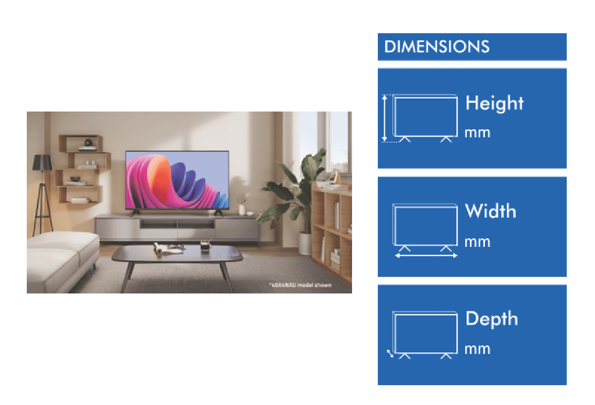 Hisense 32" A4NAU HD Smart TV 24