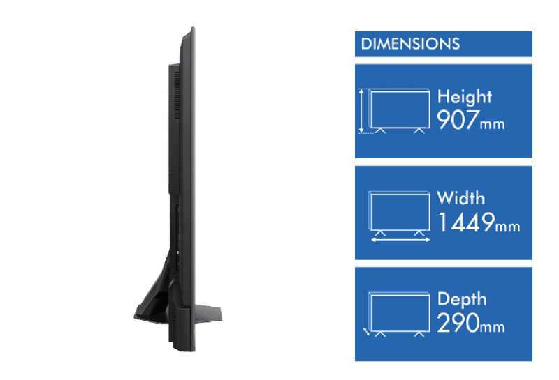 Hisense 65" U8NAU 4K Mini-LED QLED Smart TV 24