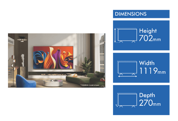Hisense 50" Q6NAU 4K QLED Smart TV 24