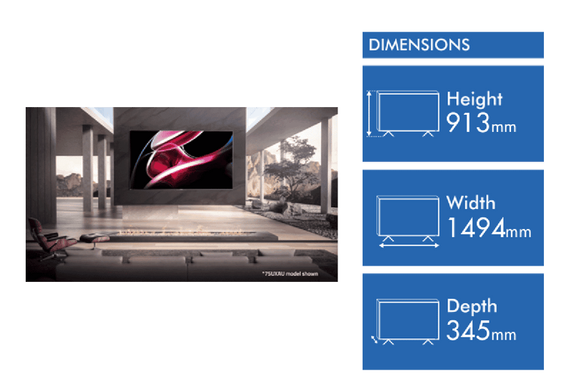 Hisense 65" UXAU 4K Mini-LED QLED Smart TV 24