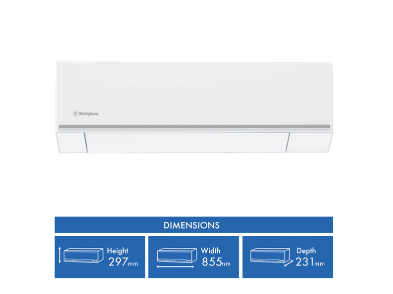 Westinghouse C2.7kW H3.5kW Reverse Cycle Split System