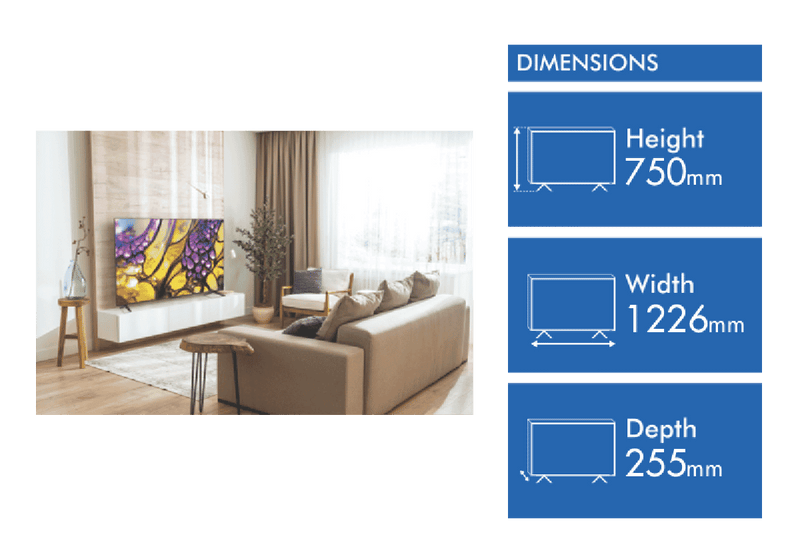 FFALCON 55" 4K UHD Google TV 24