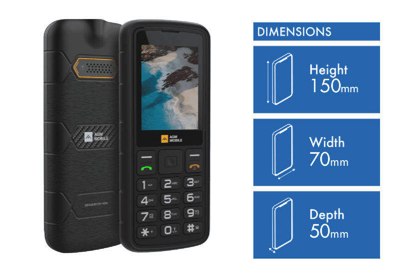 AGM Mobile M9 Rugged 4G