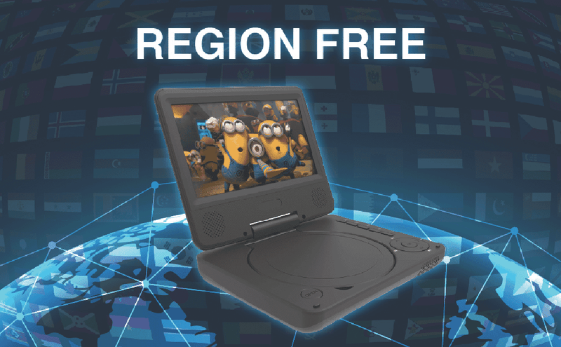 Laser Portable DVD Player 7" 2024