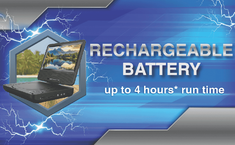 Laser Portable DVD Player 7" 2024