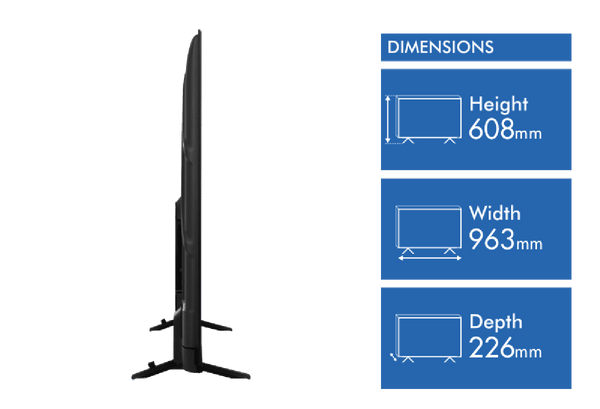 Toshiba 43" C350NP 4K UHD Google TV 2024