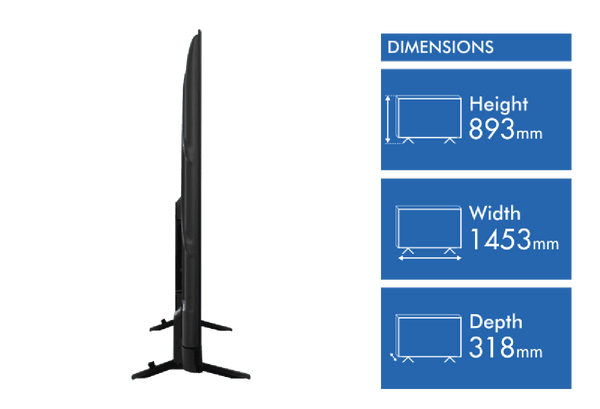 Toshiba 65" C350NP 4K UHD Google TV 2024