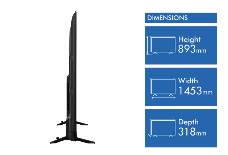 Toshiba 65" C350NP 4K UHD Google TV 2024